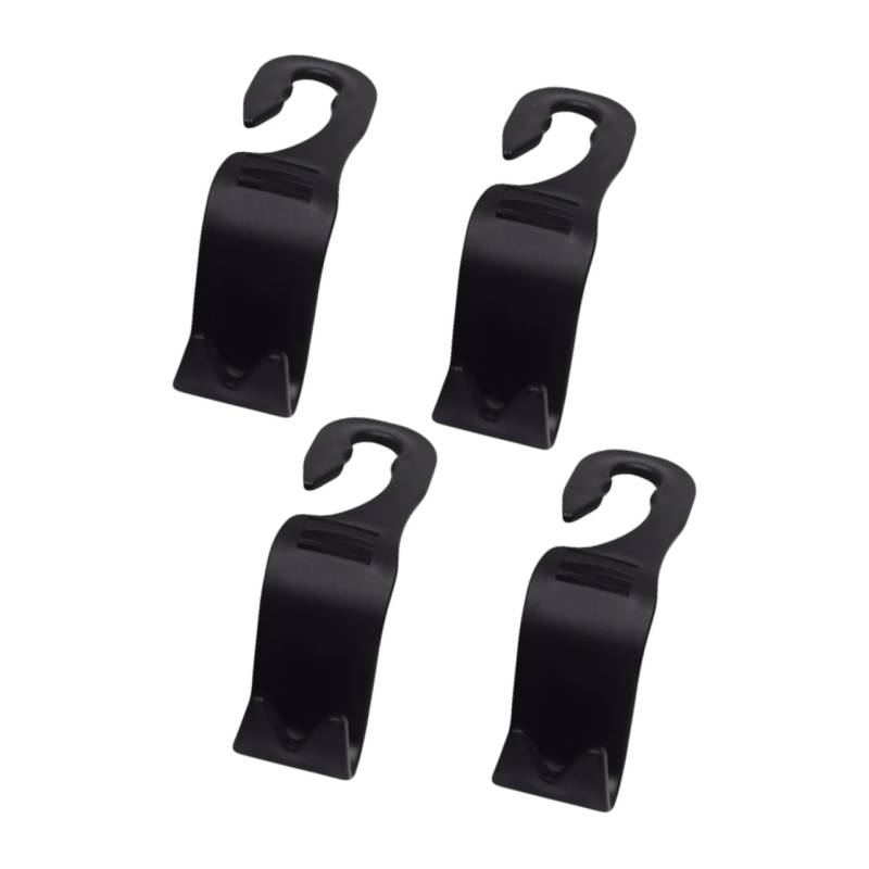 MAGICLULU 4Stücke Auto Rücksitz Organizer Haken Kopfstützenhaken Für Lebensmittel Handtaschen Und Regenschirme Einfache Installation Ohne Werkzeug Hochwertiges Design von MAGICLULU
