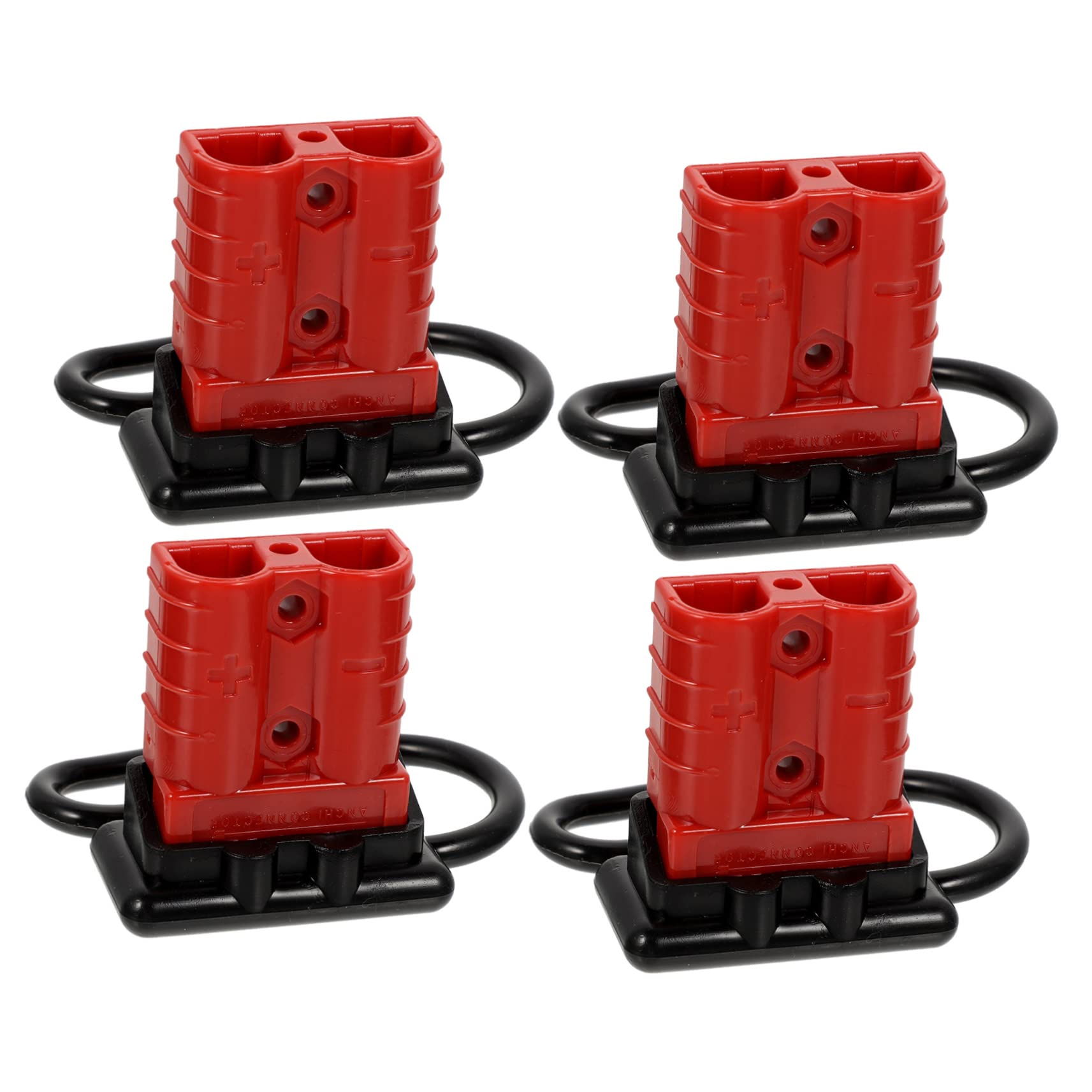 MAGICLULU 4Stücke Elektrischer Stecker für Batterien Schnellanschlusskabel für Anhänger und Fahrzeuge mit Schutzabdeckungen Robustes Design für Solar und Marineanwendungen von MAGICLULU