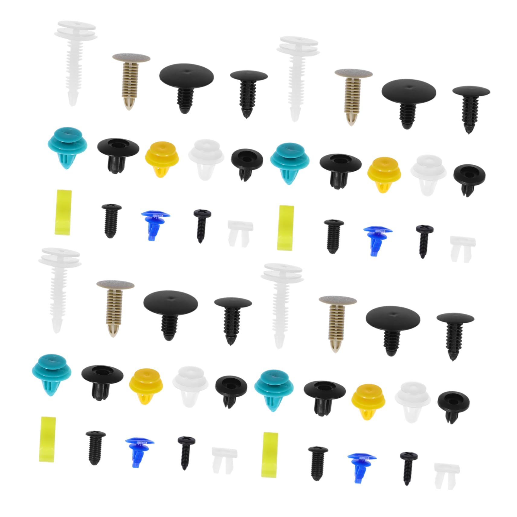 MAGICLULU 500 Stück Türverkleidungs-stoßstangenclip Clips Auto Halteklammern Türverkleidungsclip Befestigungselemente Stoßstangenniete Abs MAGICLULU 500 Stück Türverkleidungs-stoßstangenclip Clips Auto Halteklammern Türverkleidungsclip Befestigungselemente Stoßstangenniete Abs von MAGICLULU