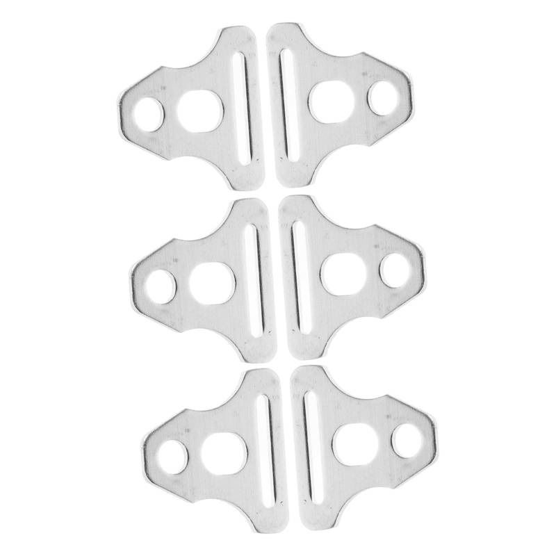 MAGICLULU 6 Teiliges Zelt Oberlicht Zubehör Leichte Seilverschlüsse Zeltseilspanner Campingverschlüsse Seilspanner Kordelspanner Camping Seilfixierer Zeltschnurschnalle Silbernes von MAGICLULU