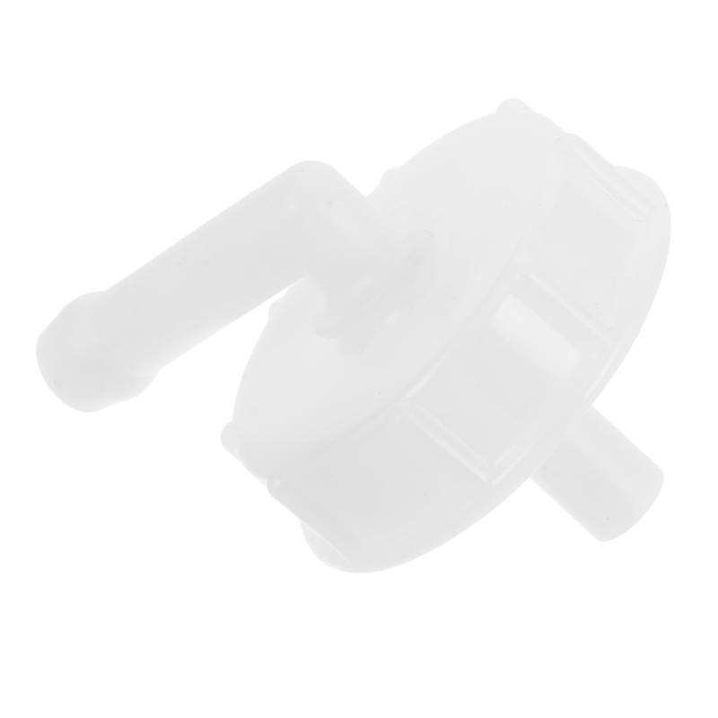 MAGICLULU Abdeckung des Wassertankrücklaufkessels Smart Switch der dritten Realität Wasserkrug mit Ventil Brunnendrucktankabdeckung Deckeldeckel für IBC-Behälter mit Filter Plastik Weiß von MAGICLULU