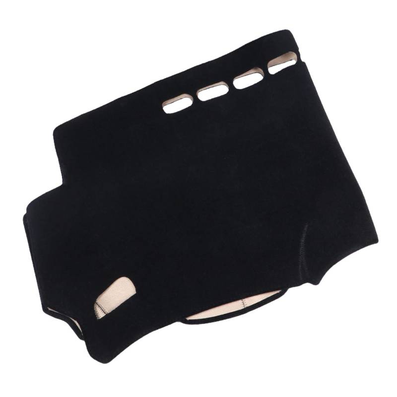 MAGICLULU Auto Armaturenbrett Abdeckung Superweiches Polyester Schützt Rissen Wärmestau für Fit Schwarz von MAGICLULU