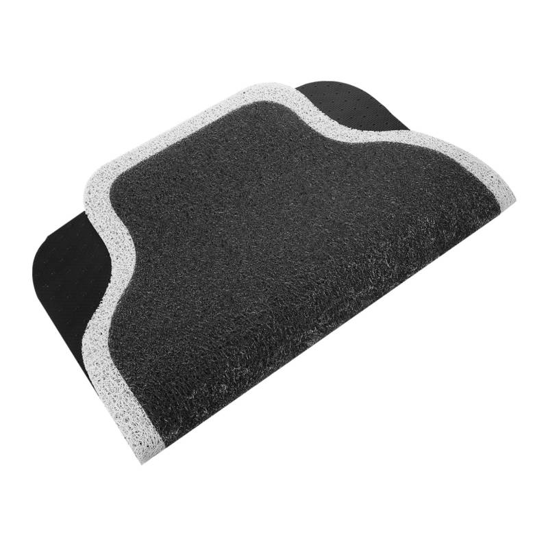 MAGICLULU Auto Fußmatte Willkommensmatte Automatten Vorne Schwarz Anti Fußmatten Waschbar Auto Fußmatte Für Fahrzeug rutschfeste Fußmatte Für Auto Niedliche Fußmatte Fahrzeug von MAGICLULU