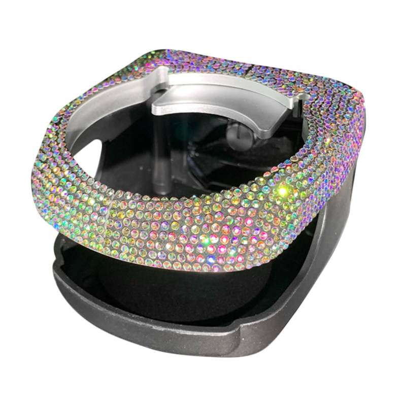 MAGICLULU Auto Getränkehalter für Lüftungsöffnung Multifunktionale Halterung für Flaschen Telefon Stabil Langlebig Elegantes Design mit Diamantverzierungen von MAGICLULU