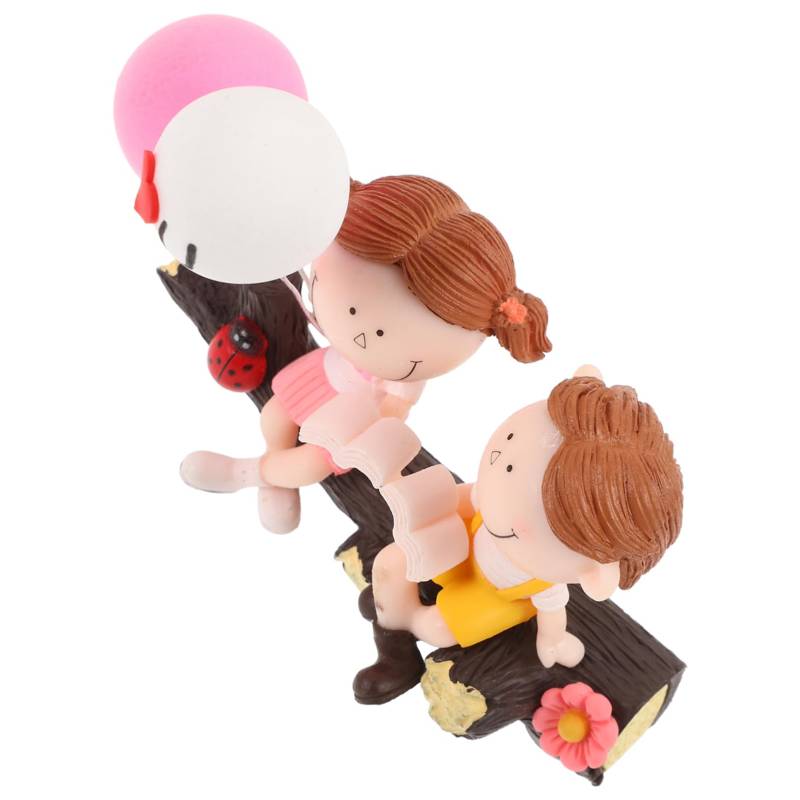 MAGICLULU Auto Innenausstattung Auto Ornament Romantische Pärchen Figur Auto Pärchen Dekorationen Armaturenbrett Pärchen Figuren Auto Armaturenbrett Zubehör Auto Armaturenbrett von MAGICLULU