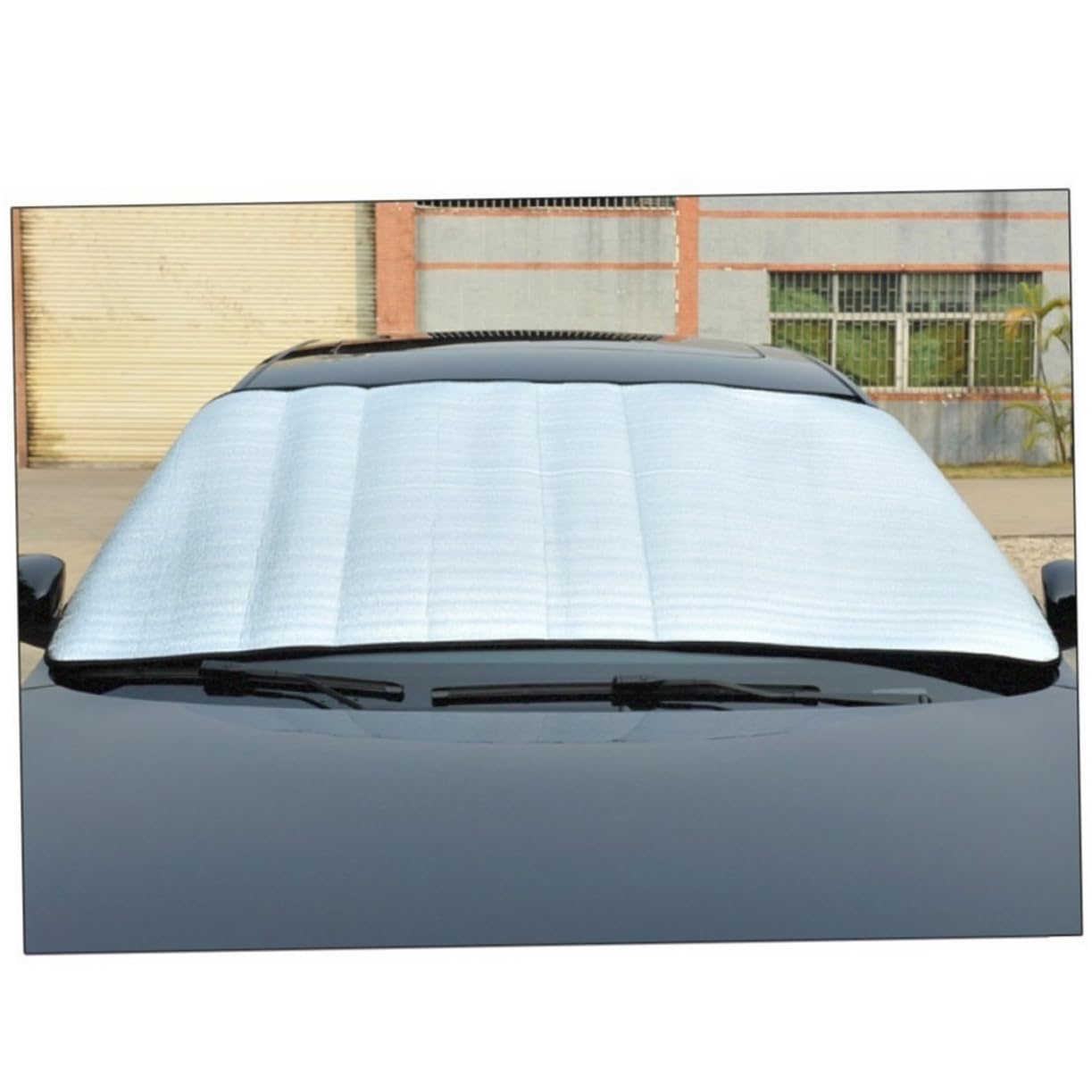 MAGICLULU Auto Sonnenschutz Windshoeld Schneedecke Frostschutz-windschutzscheibenabdeckung Auto Windschutzscheibe Silber MAGICLULU Auto Sonnenschutz Windshoeld Schneedecke Frostschutz-windschutzscheibenabdeckung Auto Windschutzscheibe Silber von MAGICLULU