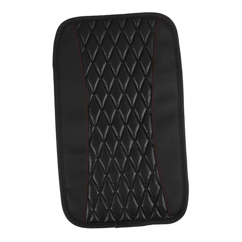 MAGICLULU Auto-armlehnenbox-matte Mittelkonsolenauflage Schützend Automobil Abdeckung Innere Unterlage Vordergrund Für Sitz Fahrzeug Ausruhen Gepolstert Autozubehör Pu Black von MAGICLULU