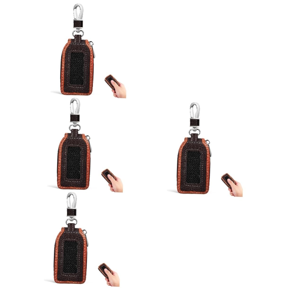 MAGICLULU Autoschlüssel-Schutzhülle Schlüsselbund Schlüsselanhänger Key FOB -Abdeckung Autoschlüsselabdeckung Tastenabdeckungen Halter Kartonschlüsselkette Schutzhülle für Autoschlüssel Pu von MAGICLULU