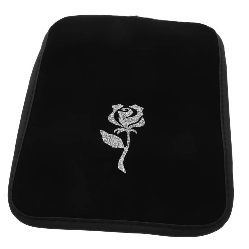 MAGICLULU Box Rose Armlehnenboxmatte Auto Armlehnenaufbewahrung Auto Mittelkonsole Armlehnenpolster Mittelkonsolenpolster Autoinnenausstattung Konsolenabdeckung Zubehör Innenpolster von MAGICLULU