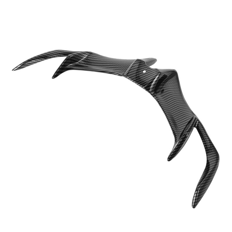 MAGICLULU Flying Wing fin Zubehör Zubehör Race Spoiler Wing Motorrad Racing Motorrad Focus Modifizierte Seitenabweiser Modifikation Verkleidung Front Dekoratives Winglet Abs von MAGICLULU
