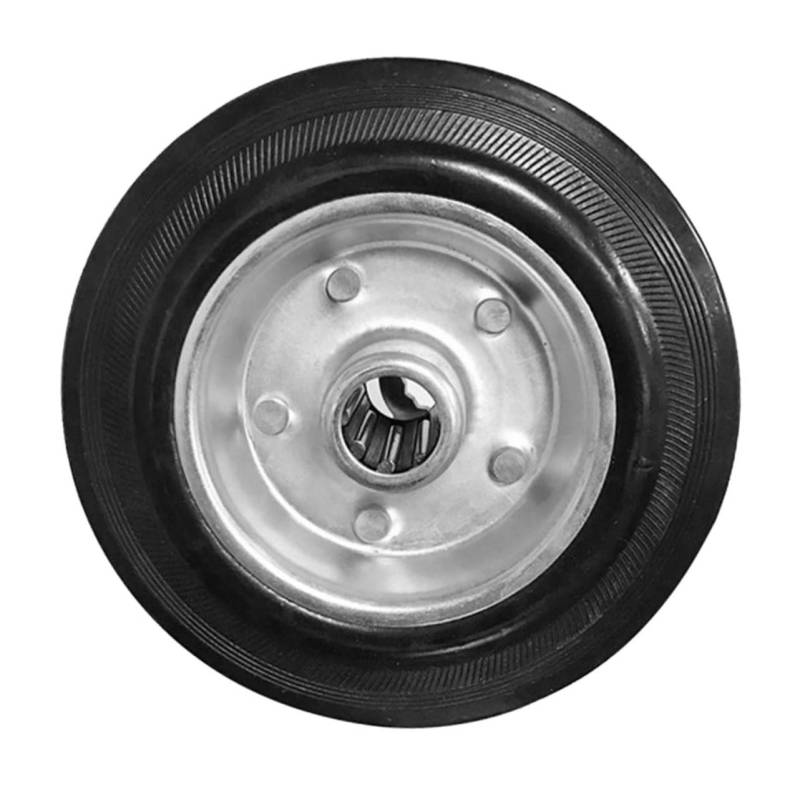 MAGICLULU Kleine Räder Für Möbel Lenkrollen Für Rollwagen Räder Für Schwere Nutzwagen Möbelwagenräder Robuste Möbelräder Lenkrollen Mit Lenkrollen Schwarzer Gummi von MAGICLULU