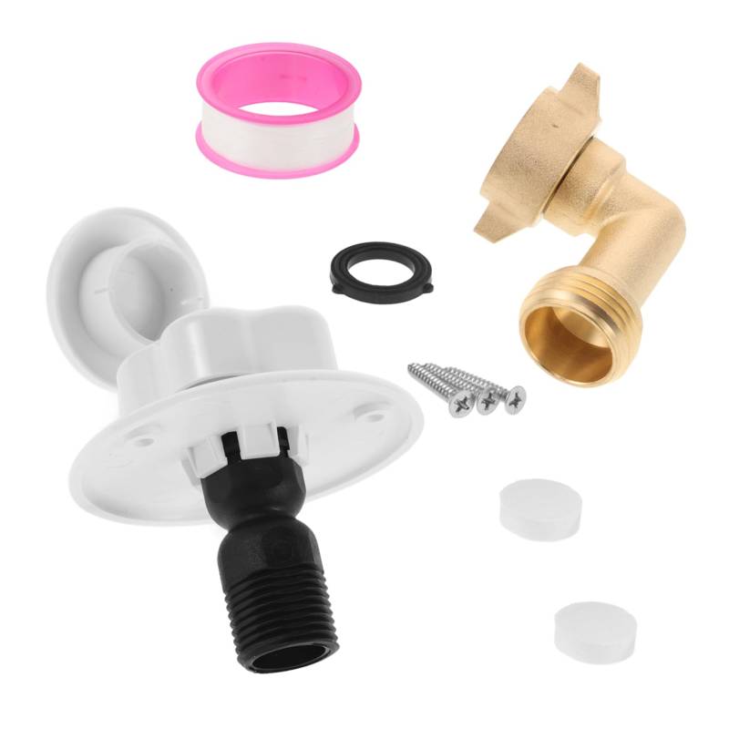 MAGICLULU Lecksicherer Stecker Wasserteile für Wohnmobile Ersatzteile und Zubehör für Wohnmobile Wasserarmaturen für Wohnmobile Ersatzteile für Wohnmobile Plastik Weiß von MAGICLULU