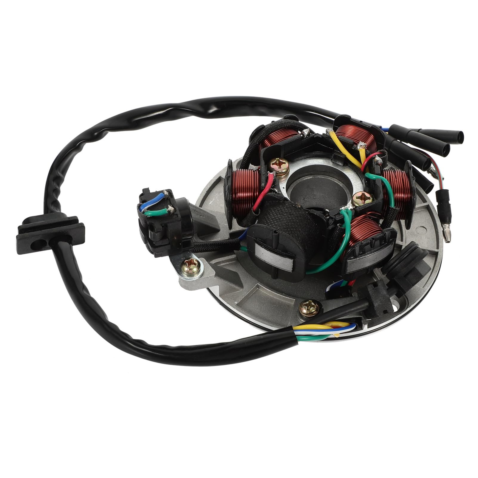 MAGICLULU Magnetische Statorspule Spulenzündung und Anlasser Motorstarter austauschbare Auto-Zündspule Zündstarter Anlasser mit Spulenzündung Auto-Spulenzündung Metall Silver MAGICLULU Magnetische Statorspule Spulenzündung und Anlasser Motorstarter austauschbare Auto-Zündspule Zündstarter Anlasser mit Spulenzündung Auto-Spulenzündung Metall Silver von MAGICLULU