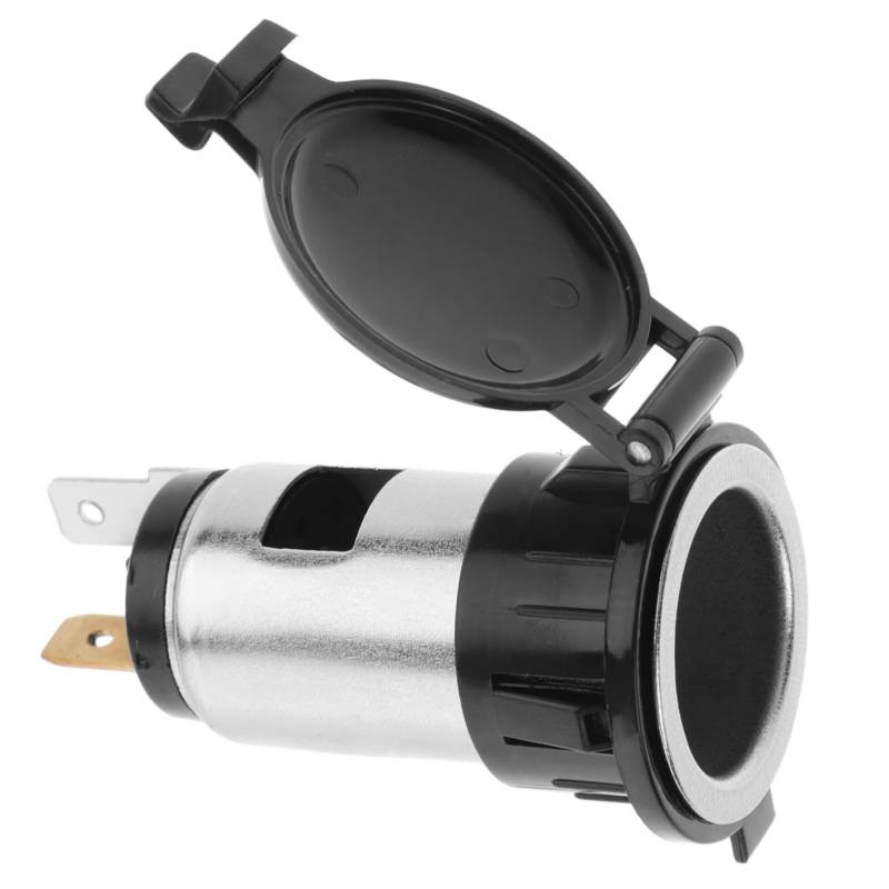 MAGICLULU Metal -zein -seit Typ Zigarettenanzünder Im Auto 12-v-zigarettenanzünder Motorrad-zigarettenanzünder-buchse 12v Zigarettenanzünderstecker Black von MAGICLULU