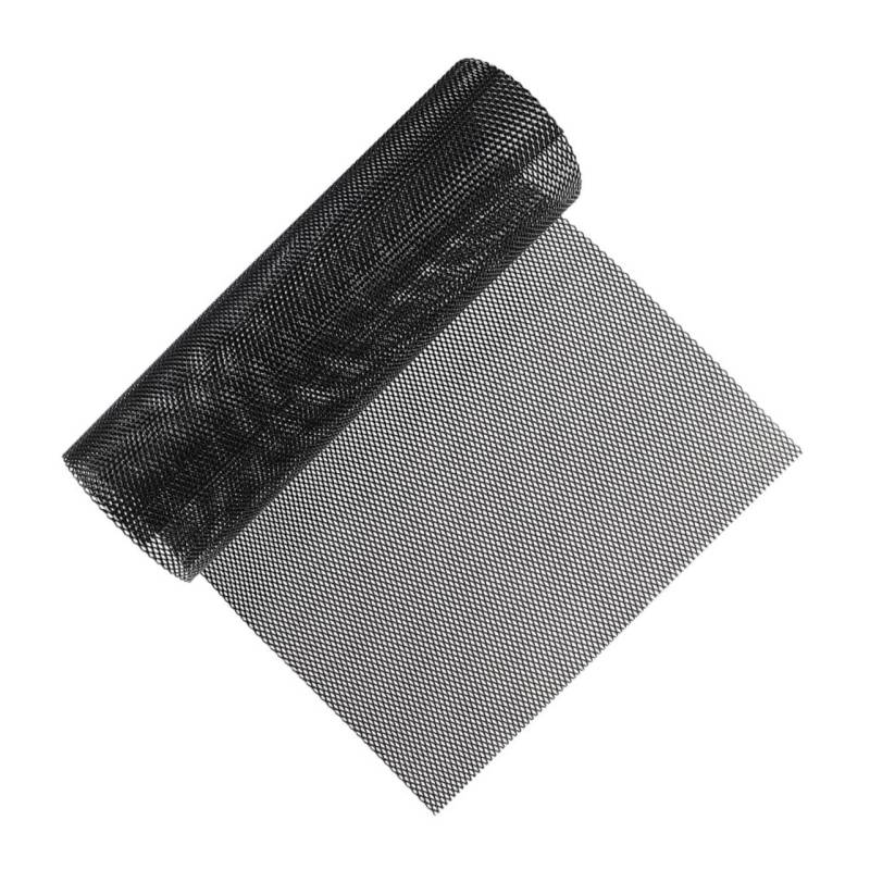 MAGICLULU Metallnetz Universal- Auto Kühlergrill Teil Material Aluminium Automobil Bildschirme Grills bot Black von MAGICLULU