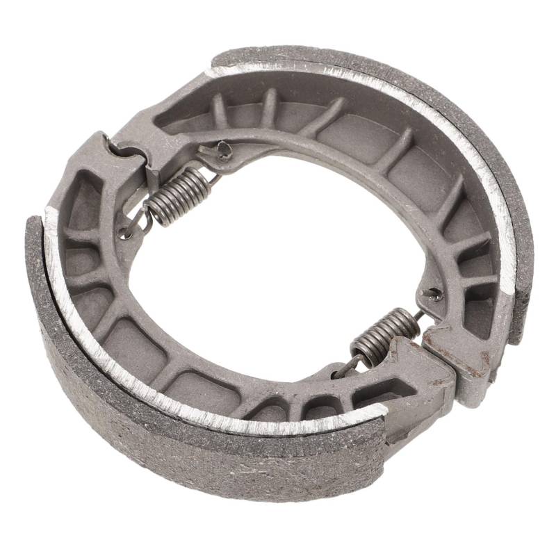 MAGICLULU Motorrad Bremsklötze Trommelschuh Zubehör Ersatz Bremsbeläge Hinten Moped Teile Bremssatz Teile Metall Silber von MAGICLULU