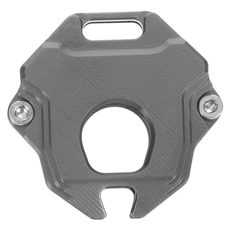 MAGICLULU Motorradschlüsselschutz Schlüssellochgehäuse für Motorräder Gehäuse für Motorrad-Schlüsselanhänger Motorrad Schlüsselanhänger Abdeckung Aluminiumlegierung Silver von MAGICLULU