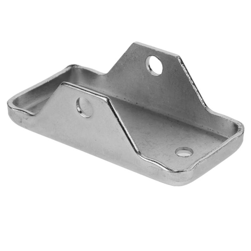 MAGICLULU Qianjin Top Connector Accessoires Anhängerteil Wohnmobil-Stabilisator-Buchsen Pads wagenheber Anhängerfußplatte Anhängerheberhalterung Galvanisiertes Eisen Silver von MAGICLULU
