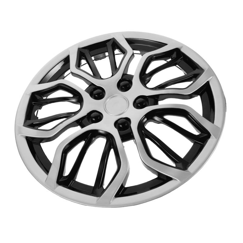 MAGICLULU Radkappen Radabdeckung Felgenabdeckung Nabenkappen für Autoräder Radmittenkappen Anhängernabenabdeckung Radnabenabdeckung Radkappe Radkappe Radnabenkappen Aluminiumlegierung Silver von MAGICLULU