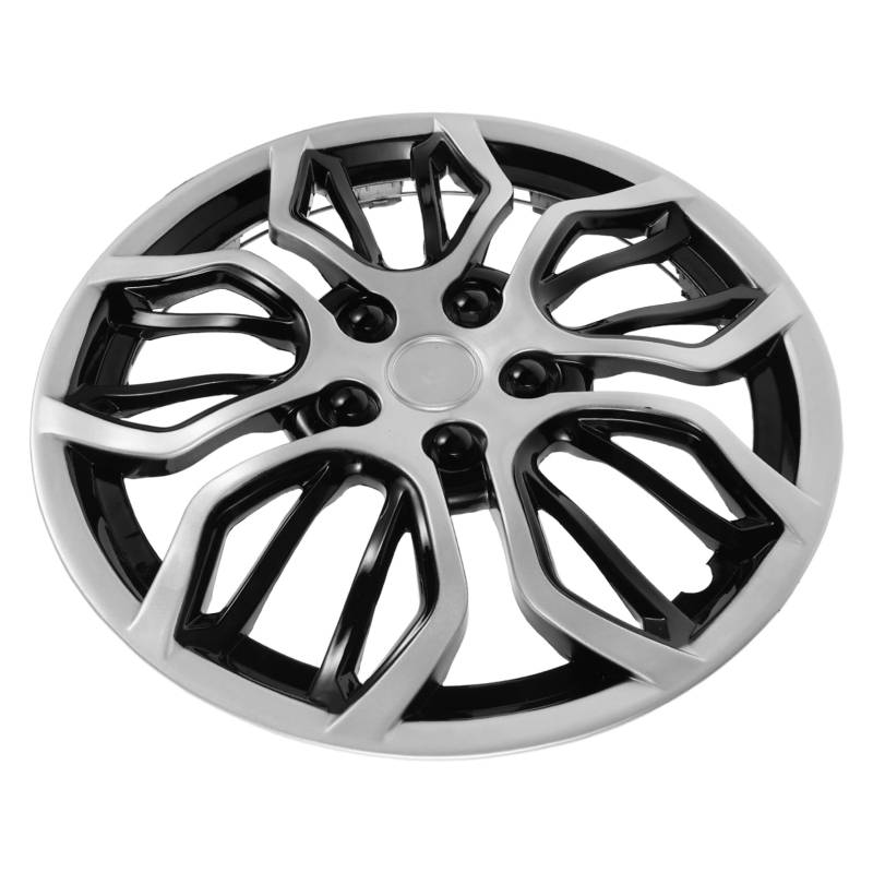 MAGICLULU Radkappen Radnabenabdeckung Radabdeckung Radkappe Radkappe Felgenabdeckung Anhängernabenabdeckung Nabenkappen für Autoräder Radnabenkappen Aluminiumlegierung Silver von MAGICLULU