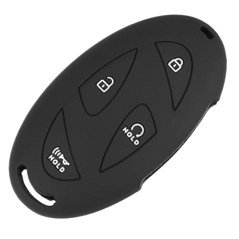 MAGICLULU Silikonauto -Schlüsselbeutel Taschenreihe Schlüsselanhänger aus Silikon Schlüsselschutz Schlüsselhalter für Schlüsselbund Key FOB Cover Silicon Fob-Halter Kieselgel Schwarz von MAGICLULU