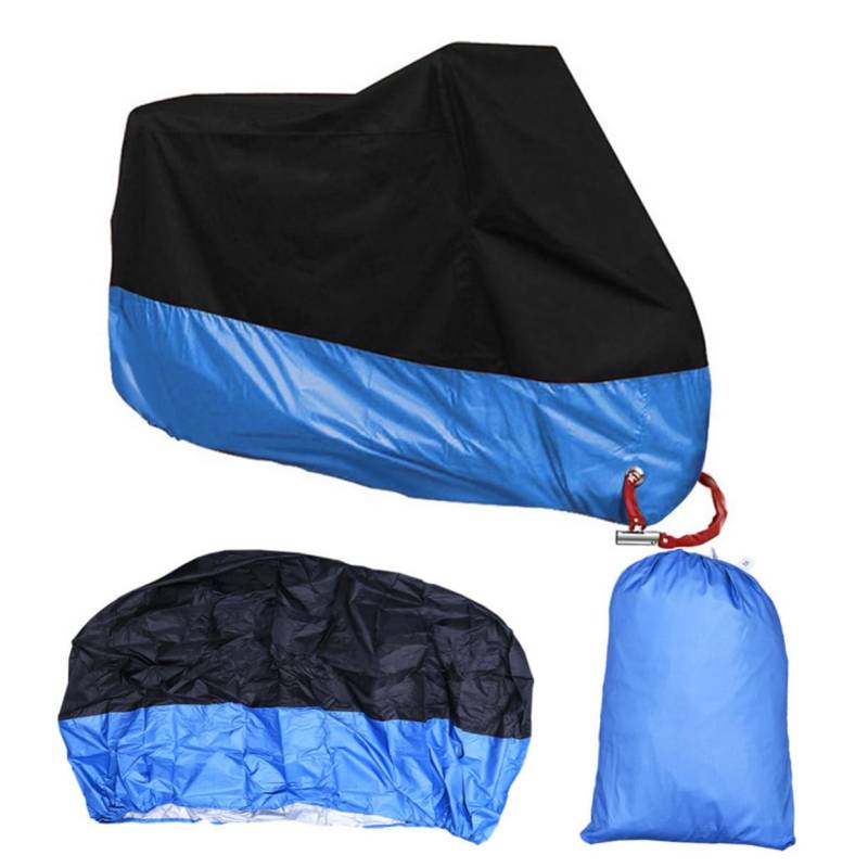 MAGICLULU Sonnenschutzautoabdeckung Schützend Regen wasserdichte Motorradabdeckung Motorradabdeckungen Uv-Schutz Roller Uv-motorradabdeckung Outdoor-Indoor-motorradabdeckung Blue von MAGICLULU