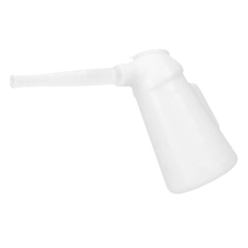 MAGICLULU Tanktopf Motorbehälter Pumpe Ölerkanne Ölkannen Mit Ausguss Ölspender Ölgießflasche Tragbare Autoölkanne Autoschmierölflasche Fahrzeug Kunststoff Weiß von MAGICLULU