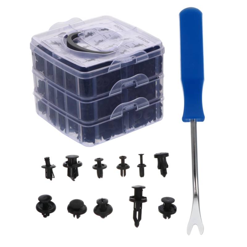 MAGICLULU Teiliges Auto Halter Clips Mit Werkzeugen Zur Stoßfänger Reparatur Automatische Befestigungselemente Für Exakte Halterung Und Einfache Installation Tragbarer von MAGICLULU