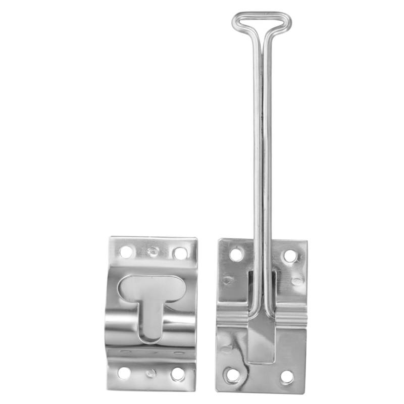 MAGICLULU Türriegelhalter Robuste Metall Türverriegelung Für Anhänger Leicht Kompakt Passend Für Verschiedene Türen Für LKW Lastenanhänger von MAGICLULU