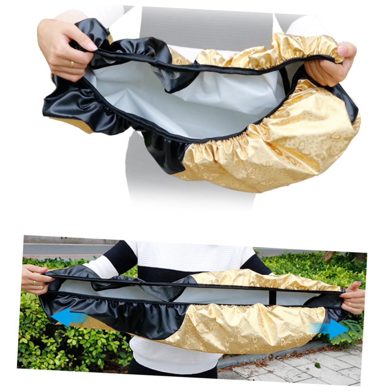 MAGICLULU Wasserdichter Kissenbezug Motorrad-Luftsitzbezug Motorradsitzkissen Abdeckung groß Motorrad Schatten Unterlage Sonnenschutz Sitzbezug wasserdichte elektromobile Satteldecke Golden MAGICLULU Wasserdichter Kissenbezug Motorrad-Luftsitzbezug Motorradsitzkissen Abdeckung groß Motorrad Schatten Unterlage Sonnenschutz Sitzbezug wasserdichte elektromobile Satteldecke Golden von MAGICLULU