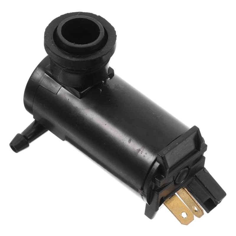 MAGICLULU Wasserstrahlmotor sprühen Auto Fluid Waschmaschine Flüssigkeit Windschutzscheibe Wischerflüssigkeit Scheibenwaschflüssigkeitspumpe Scheibenwaschpumpe Plastik Black von MAGICLULU