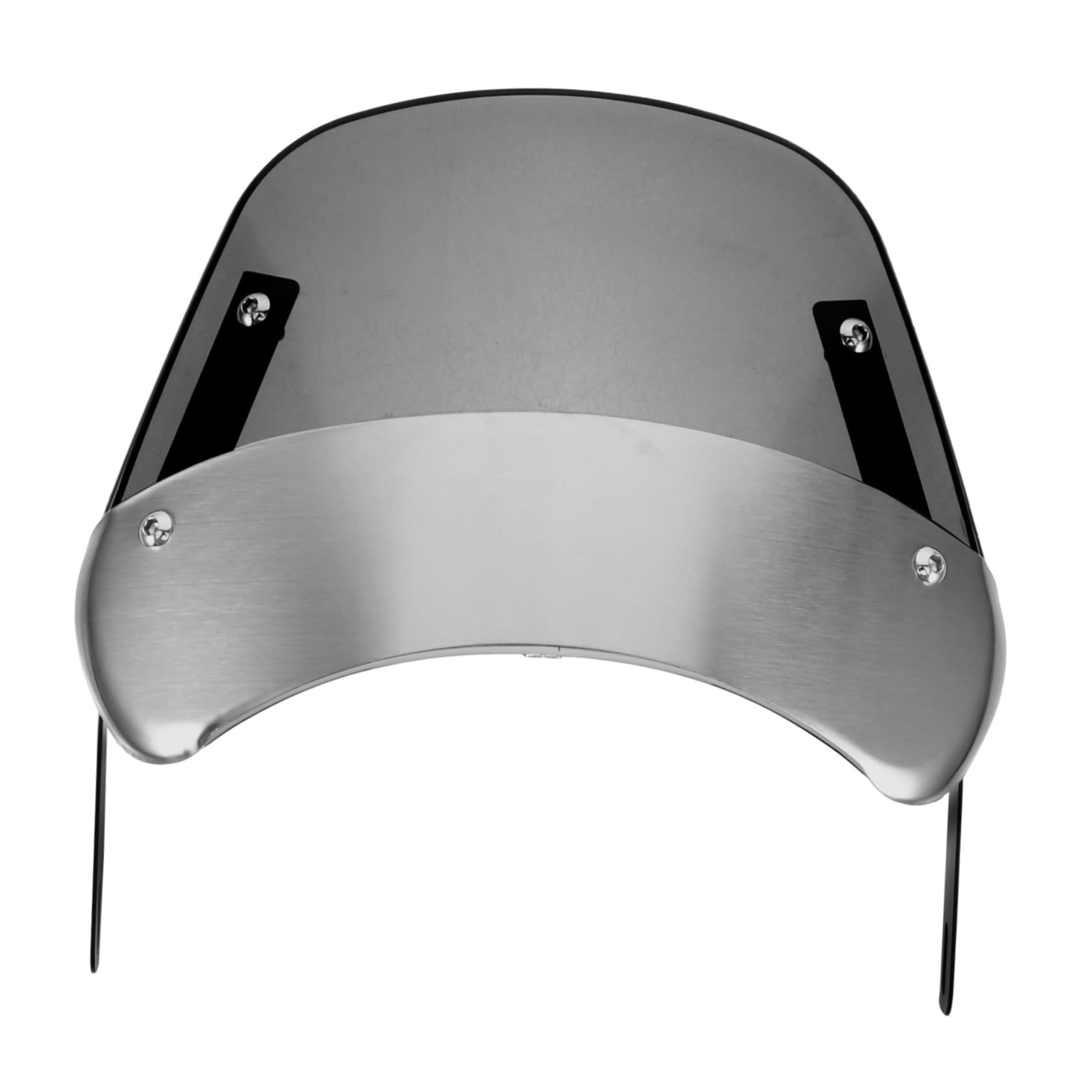 MAGICLULU Windschutzscheibe groß Universal- Motorrad windabweiser Windablenktor Windschott Motorrad Plastik Grey von MAGICLULU