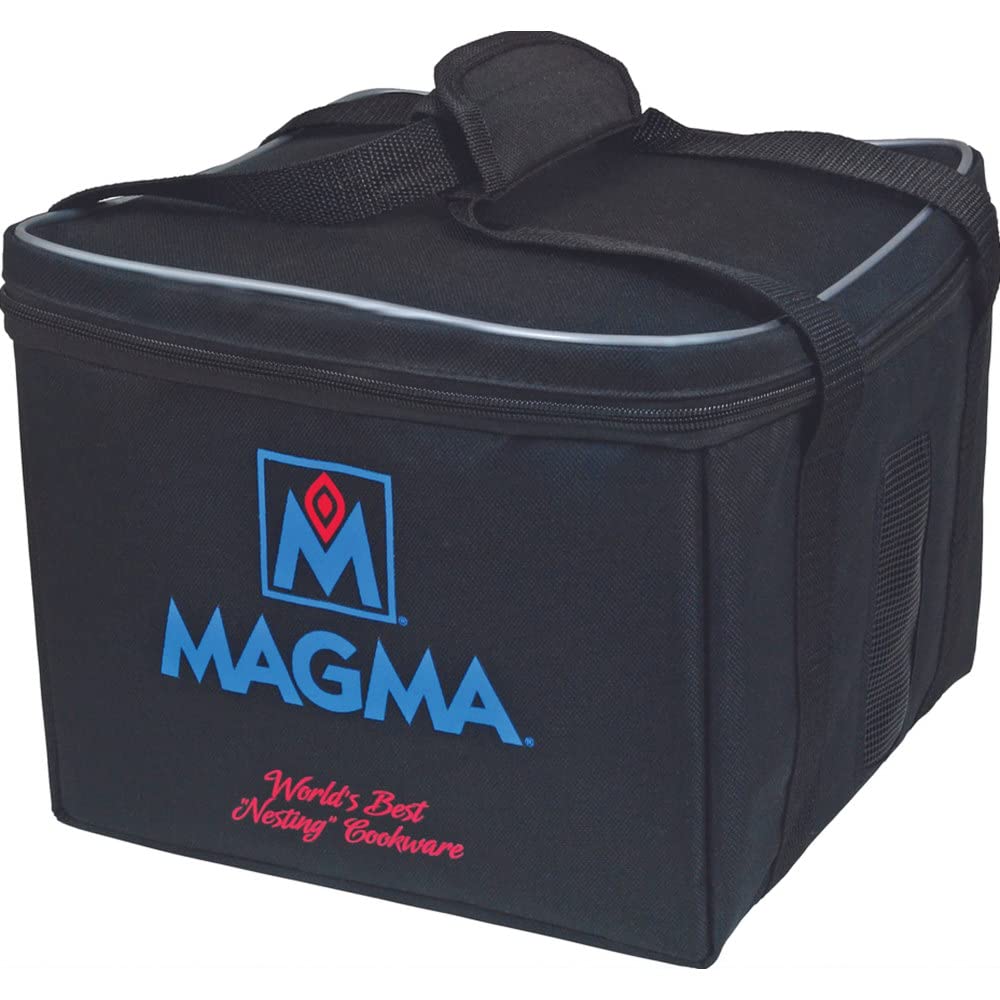MAGMA Unisex-Erwachsene A10-364 Gepolsterte Tragetasche für Kochgeschirr-Sets und Zubehör, Schwarz, One von Magma