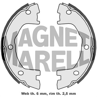 Magneti Marelli Bremsbacke [Hersteller-Nr. 360219198302] für Iveco von MAGNETI MARELLI