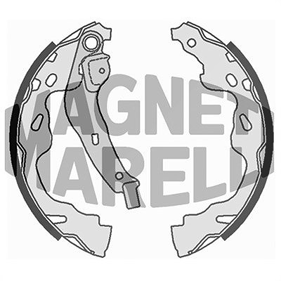 Magneti Marelli Bremsbacke [Hersteller-Nr. 360219198309] für Citroën, Opel, Peugeot, Suzuki, Toyota von MAGNETI MARELLI
