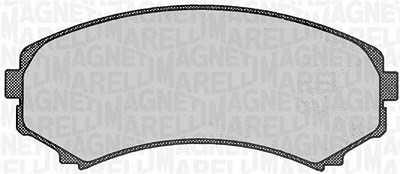 Magneti Marelli Bremsbelagsatz, Scheibenbremse [Hersteller-Nr. 363916060342] für Mazda, Mitsubishi von MAGNETI MARELLI