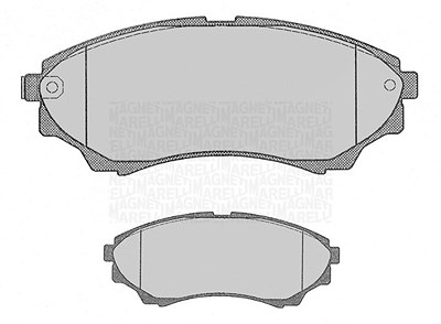 Magneti Marelli Bremsbelagsatz, Scheibenbremse [Hersteller-Nr. 363916060439] für Ford, Mazda von MAGNETI MARELLI