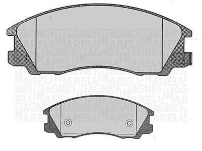 Magneti Marelli Bremsbelagsatz, Scheibenbremse [Hersteller-Nr. 363916060472] für Hyundai von MAGNETI MARELLI