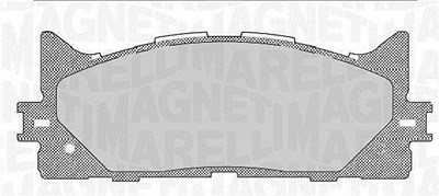 Magneti Marelli Bremsbelagsatz, Scheibenbremse [Hersteller-Nr. 363916060641] für Lexus, Toyota von MAGNETI MARELLI