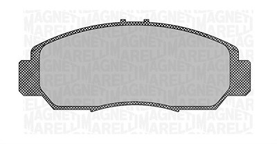 Magneti Marelli Bremsbelagsatz, Scheibenbremse [Hersteller-Nr. 363916060702] für Honda von MAGNETI MARELLI