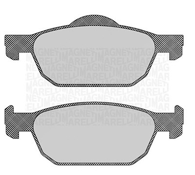 Magneti Marelli Bremsbelagsatz, Scheibenbremse [Hersteller-Nr. 363916060706] für Honda von MAGNETI MARELLI
