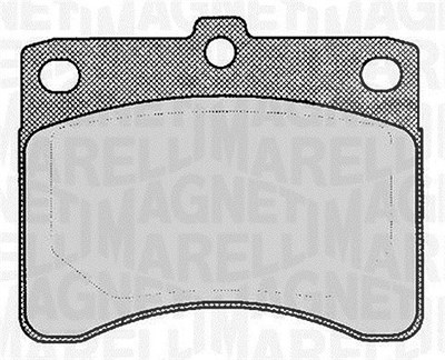 Magneti Marelli Bremsbelagsatz, Scheibenbremse [Hersteller-Nr. 363916060815] für Asia Motors, Bedford, Daihatsu, Perodua, Piaggio von MAGNETI MARELLI