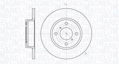 Magneti Marelli Bremsscheibe [Hersteller-Nr. 361302040127] für Opel, Suzuki, Vauxhall von MAGNETI MARELLI