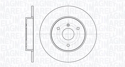 Magneti Marelli Bremsscheibe [Hersteller-Nr. 361302040131] für Smart von MAGNETI MARELLI