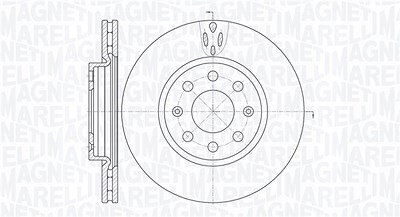 Magneti Marelli Bremsscheibe [Hersteller-Nr. 361302040236] für Fiat, Opel, Vauxhall von MAGNETI MARELLI