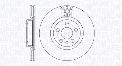 Magneti Marelli Bremsscheibe [Hersteller-Nr. 361302040248] für Fiat, Lancia von MAGNETI MARELLI