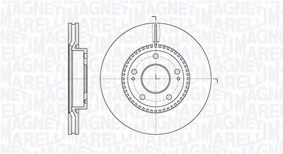Magneti Marelli Bremsscheibe [Hersteller-Nr. 361302040310] für Hyundai, Kia von MAGNETI MARELLI