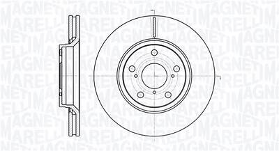 Magneti Marelli Bremsscheibe [Hersteller-Nr. 361302040745] für Toyota von MAGNETI MARELLI