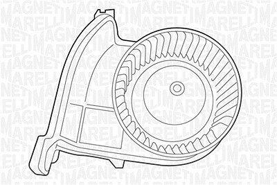 Magneti Marelli Innenraumgebläse [Hersteller-Nr. 069401326010] für Renault von MAGNETI MARELLI