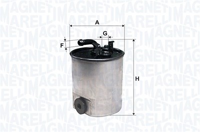 Magneti Marelli Kraftstofffilter [Hersteller-Nr. 152071760674] für Mercedes-Benz von MAGNETI MARELLI